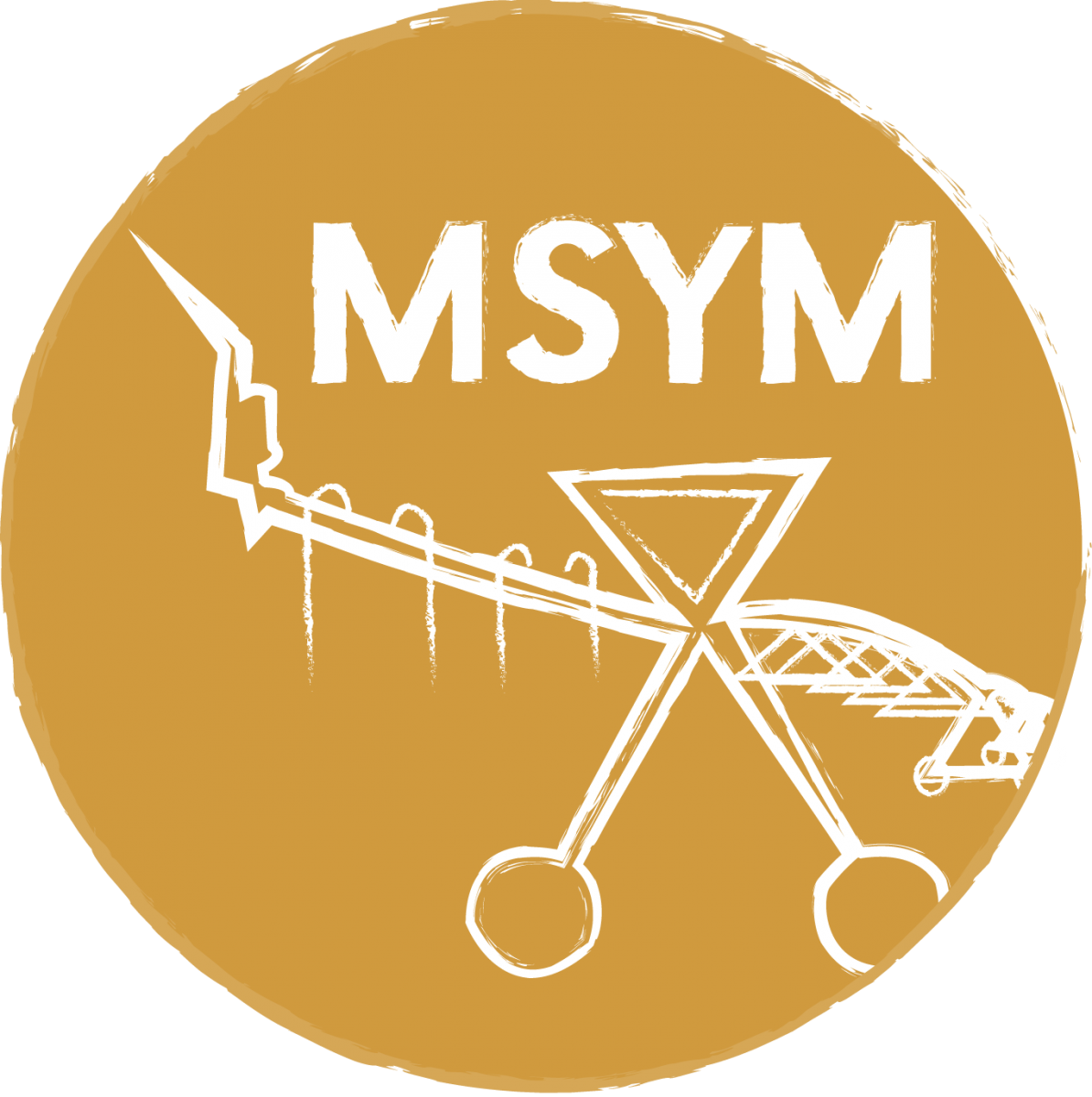 Gold logo for MSYM 